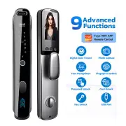 Smart door lock Biometric 3D Face Fingerprint Recognition Keypad Password