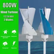 800W Power Wind Turbine Vertical Axis Windmill Turbine Generator &Controller