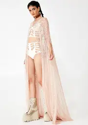 [Kiki Riki] Champagne Fantasiez Mesh Cape