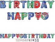 PJ Masks Jumbo Add-An-Age Letter Banner - Printed Paper