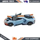Highly precision diecast model Ford GT 2017 Sky Blue & Orange scale 1:18 model