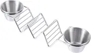 BIUDECO 1Pc Stainless Steel Taco Rack Holder for Tacos for Home Parties Outdoor Gatherings Easy Clean