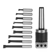 High Hardness Carbon Steel F1 Boring Head 1-1/2-18UNF Tail Thread M12 MT3^
