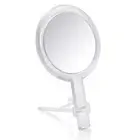 1X & 10X Magnifying Double Side Hand Makeup Mirror with Stand, Handheld Vanit...