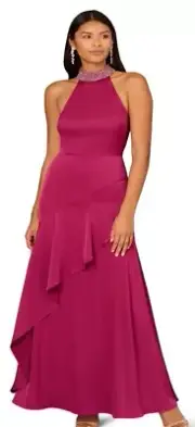 AIDAN MATTOX GOWN/SIZE 12/NEW WITH TAG/RETAIL$550/SIRAZ/MOTHER OF BRIDE