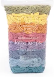 | Lotta Loops - 7” Traditional-Sized Botanical Themed Potholder Weaving Loops |