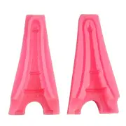 3D for Eiffel Tower Cake Cupcake Decor Polymer Clay Mold Epoxy Resin Mold