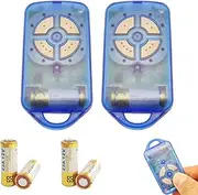 Garage Door Remote 433.92MHz for ATA PTX4 SecuraCode, 2 Pack Garage Door Opener Remote Control Replacement Transmitter with 4PCS Alkaline, 4 Channel