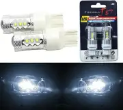 LED Light 80W 7440 White 5000K Two Bulbs Front Turn Signal Replacement OE
