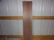 1 PC WALNUT LUMBER WOOD KILN DRIED BOARD 40"X 9 3/8"X 7/8" 1607V FLAT CLEAR