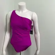 Longitude One Shoulder Swimsuit size 10 br NEW