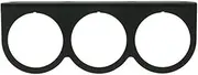 Equus 9923 2" Triple Gauge Mounting Panel, Black