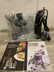 OXA Smart 4-In-1 Hand Blender Powerful Mixer Whisking, Black As Shown‼️