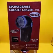 TOTES CORDLESS Electric Rechargeable Lint Pill Fluff Remover Sweater Fuzz Shaver