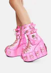 [Club Exx] Sweetest Bounty Holographic Traitor Boots