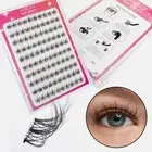 Manga Self-adhesive Lash Clusters No Need Glue DIY Lash Extensions Women