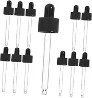 minkissy 12Pcs Glass Dropper Tip Pipette Dispenser for Essential Oils Capacity Durable and Design for Accurate Liquid Dispensing for Crafts