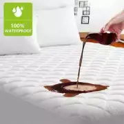 Zippered Waterproof Mattress Protector, Quilted Mattress Protector Waterproof
