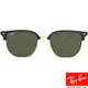 RayBan 太陽眼鏡 RB4416F 60131-55mm復古眉框 Chromance戀彩鏡片 - 金橘眼鏡