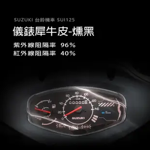 SUZUKI台鈴SUI125機車儀錶板犀牛皮保護貼台鈴機車SUI125水125機車儀表貼台鈴可達鴨機車儀表貼