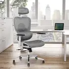 Ergonomic Mesh High Back Adjustable Office Chair Lumbar Support Headrest Cushion