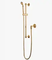 New! Waterworks Henry Handshower On Bar with Metal Handle