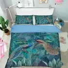 3D Blue Peacock 2678NA Bed Pillowcases Quilt Cover Duvet Andrea haase Fay