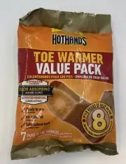Hot Hands HotHands TOE WARMER Value Pack - 7 Pairs in Pkg - Exp June ‘25- NEW