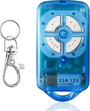 Garage Gate Door Remote for ATA PTX4 SecuraCode Garage Remote 433.92MHz Rolling Code 4 Button Blue Remote Control Comes with Keychai