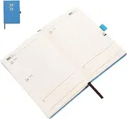 TOGEVAL Portable Household Notebook Monthly Planner Writing Book with Artificial Cover for Students Office Use and Practical present