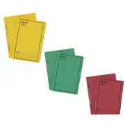 Avery Black Printed Spring Spiral Foolscap (25pk) - Green