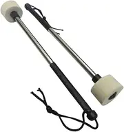 EPIGEIST Snare Drum Mallet with Wool Felt Head Stainless Steel Handle for Percussion Instruments Comfortable to Play Durable Design for Musicians and Bands