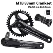 MTB Crankset 83mm Crank 170mm 175mm 104BCD 32/34/36/38T Chainring Adapter BB