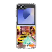 Galaxy Z Flip6 Clear Case New York Minute