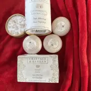 5 Lot Crabtree & Evelyn Caramelized fig & brown sugar/ Winter Frost Bars Soap