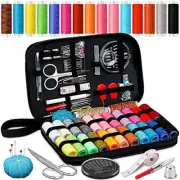 99 Pcs Sewing Kit with Needle Thread Scissors Thimble Tape Measure