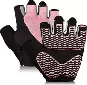 Gym Gloves, Workout Gloves, Fingerless Gloves for Weightlifting, Lightweight Bre