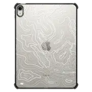 iPad Air 11-inch (M2/M3) iPad Impact Case Sea Contour Tablet Case - White Edition