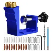 Hole Jig Kit, Hole Drill Guide Jig Set for 15° Angled Holes, for1621