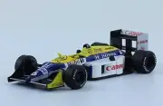Williams FW11B Nelson Piquet 1987 Rare Formula 1 F1 Diecast Car 1:43 + Magazine