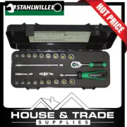 Stahlwille Socket and Accessory Set 26 Piece 1/4"Dr 5-14mm & 5/32" 91229214