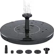 Outdoor Water Feature Solar Water Fountain Pool Pond Waterfall Fountain Garden Decoration Outdoor Bird Bath Solar Powered Fountain Fountain Supplies