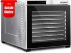 Stainless Steel Food Dehydrator Machine Excalibur Jerky Fruit Dryer Oven Silver