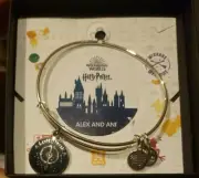 Alex And Ani Harry Potter ALOHOMORA Silver Bangle Bracelet