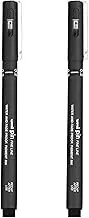 Uni Pin Fineliner Drawing Pens - Black Ink - 0.2mm Nib (2)