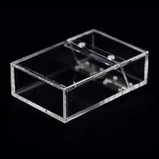 [Domary] Acrylic Transparent Cigarette Case Storage Box Lighter Package for Men Women (Assorted Color)