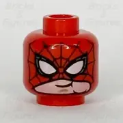 LEGO® Super Heroes Spider-Man Minifigure Head Part Mask Pulled up Eating 40343