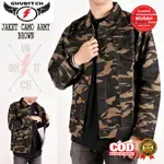 COOL TRENDY 夾克男士 CAMO PARKA SEMI PARKA ARMY POCKET 6 GHUBITC