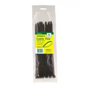 Cable Ties Black M8 X 400MM 25 Pack Tridon CT408BKCD