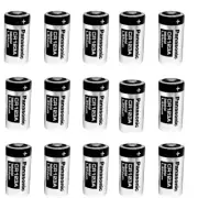 15PCS Brand New 3V Cell 1400mAh CR123A Non-rechargeable Li-ion Battery